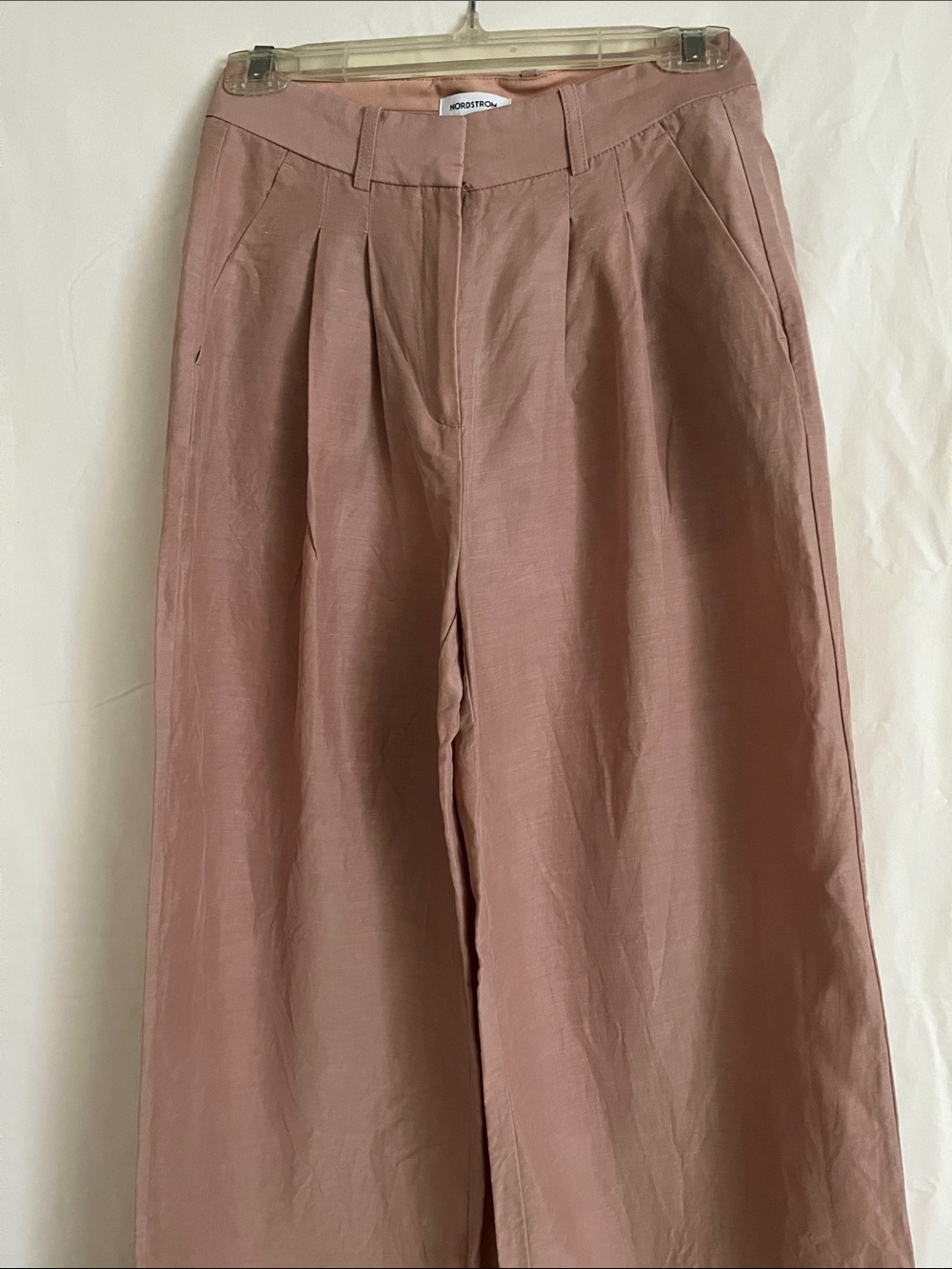 Nordstrom Wide-Leg Pants in Dusty Rose